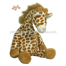 Cute Electronic Baby Sleep Musical Giraffe Plush Toy